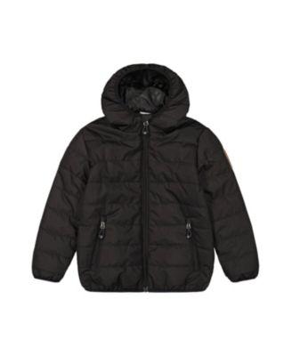Unisex Insulating Quilted Mid-Season Hooded Zip Jacket - Little Kid by DEUX PAR DEUX