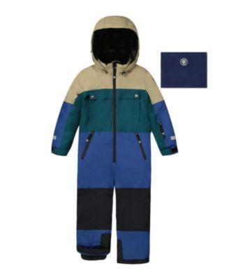 Unisex One-Piece Colorblocked Teknik Snowsuit by DEUX PAR DEUX