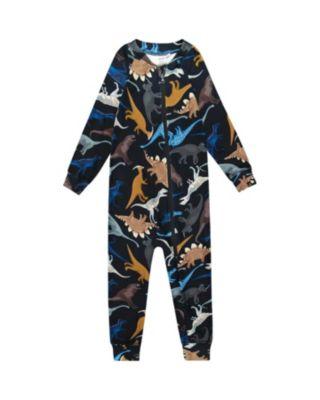 Unisex One-Piece Dinosaur Thermal Underwear by DEUX PAR DEUX