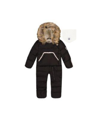 Unisex Snug Fleece Neckwarmer One Piece Snowsuit - Baby by DEUX PAR DEUX