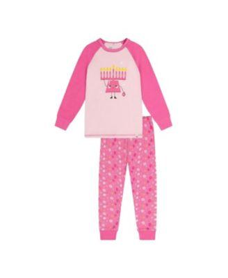 Unisex Two Piece Hanukkah Raglan Top Elastic Waist Pants Pajama Set - Little Kid by DEUX PAR DEUX