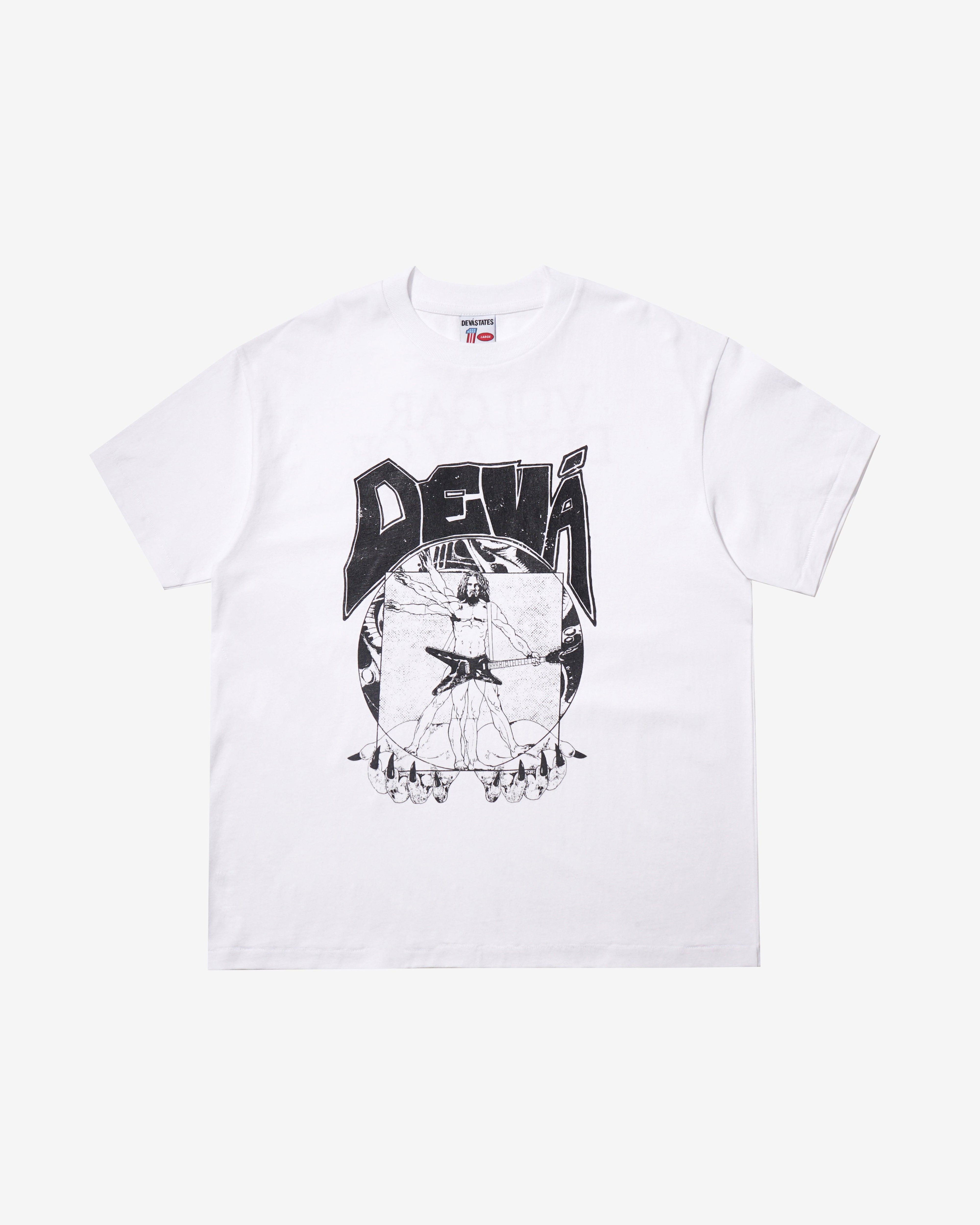 Deva States - Men's Dimebag GFX Retro T-Shirt - (White) by DEVA STATES