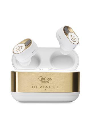 Gemini II Op&eacute;ra de Paris 22K Gold Plated Wireless Earbuds by DEVIALET