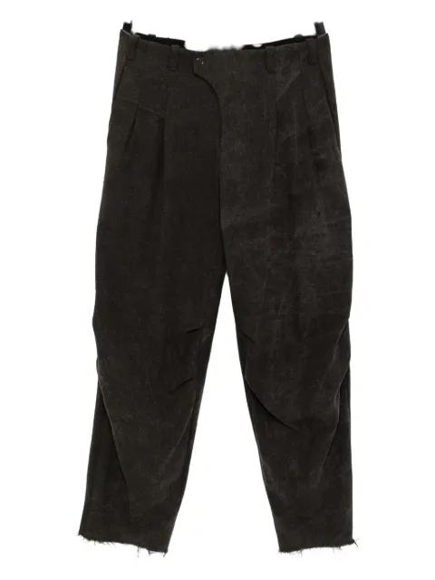 cable-knit trousers by DEVOA