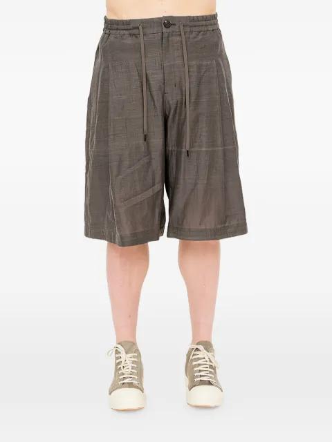 drawstring-waistband shorts by DEVOA