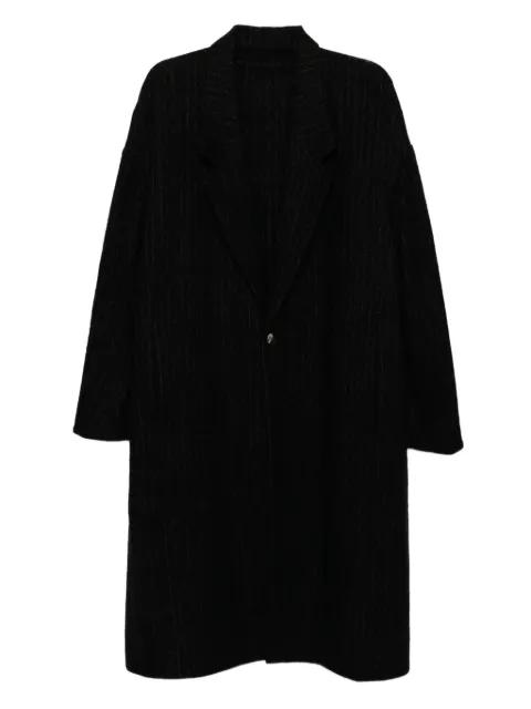 pinstripe wool coat by DEVOA