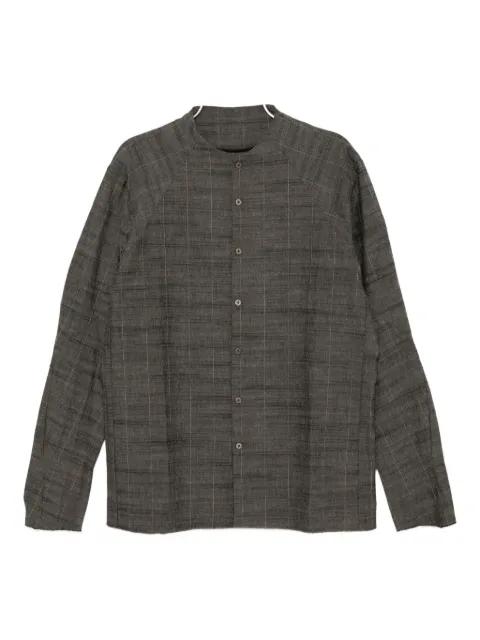 textured cotton shirt by DEVOA