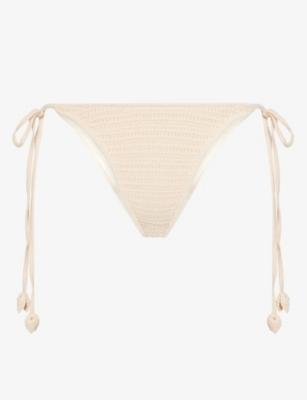 Ammie Crochet Knit Bikini Bottoms by DEVON WINDSOR