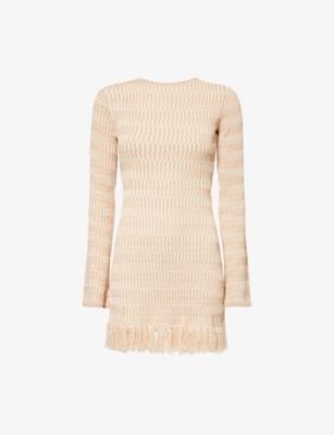 Costa Metallic Knit Dress by DEVON WINDSOR