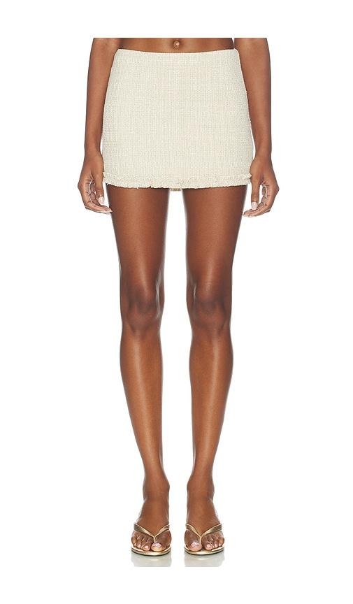 DEVON WINDSOR Bianca Skirt in Cream by DEVON WINDSOR