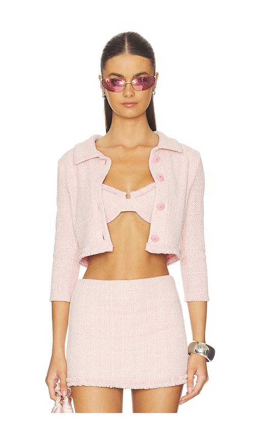 DEVON WINDSOR Brielle Jacket in Pink by DEVON WINDSOR
