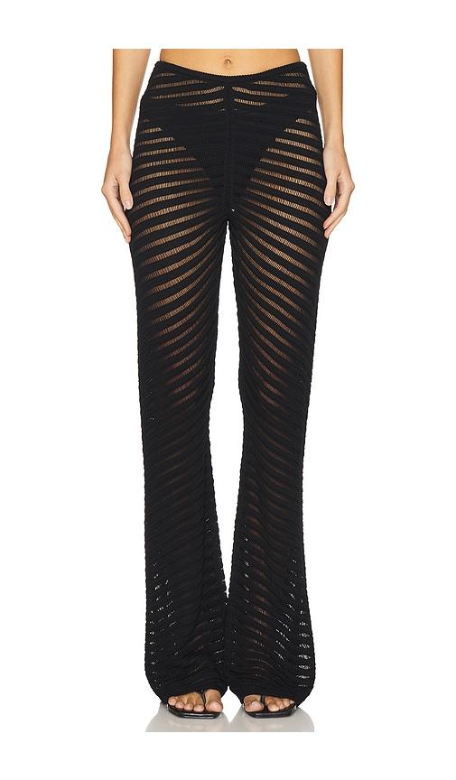 DEVON WINDSOR Camille Pant in Black by DEVON WINDSOR