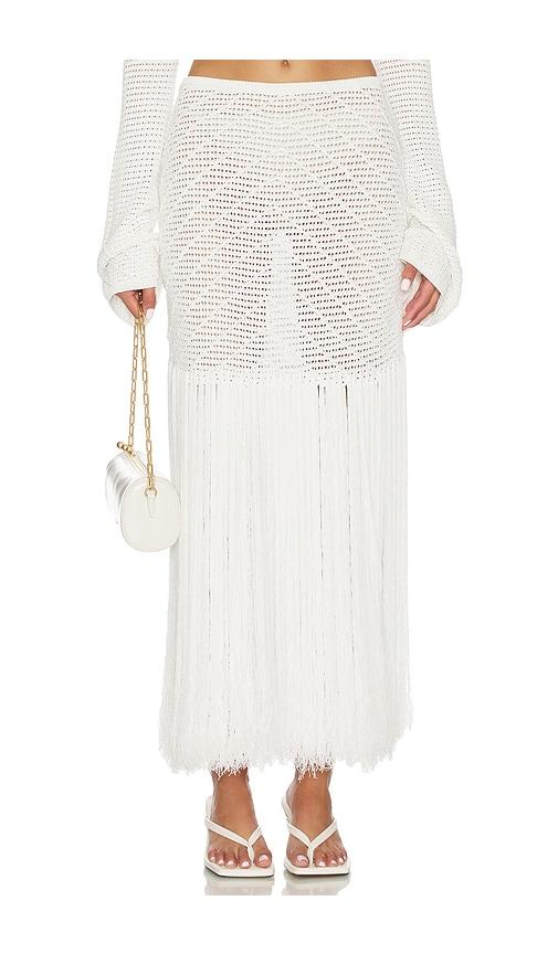 DEVON WINDSOR Edna Maxi Skirt in Ivory by DEVON WINDSOR
