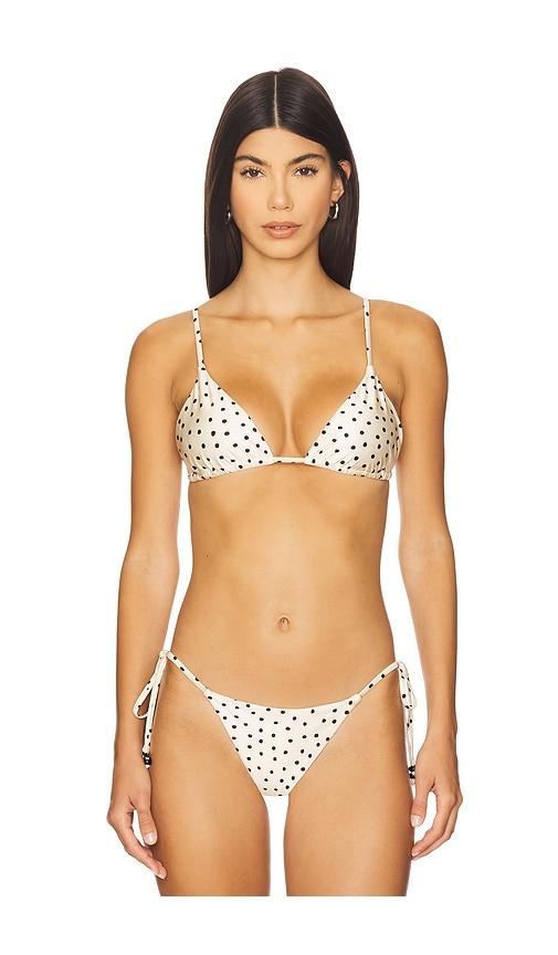 DEVON WINDSOR Emerson Bikini Top in White by DEVON WINDSOR DEVON WINDSOR Emerson Bikini Top in White by DEVON WINDSOR