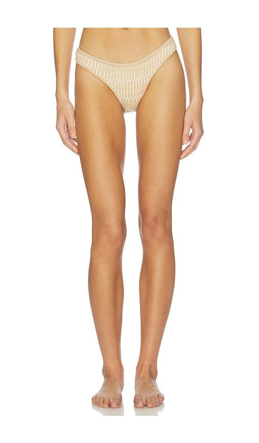 DEVON WINDSOR Fletcher Bikini Bottom in Nude by DEVON WINDSOR