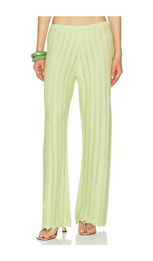 DEVON WINDSOR Gavi Pant in Green by DEVON WINDSOR