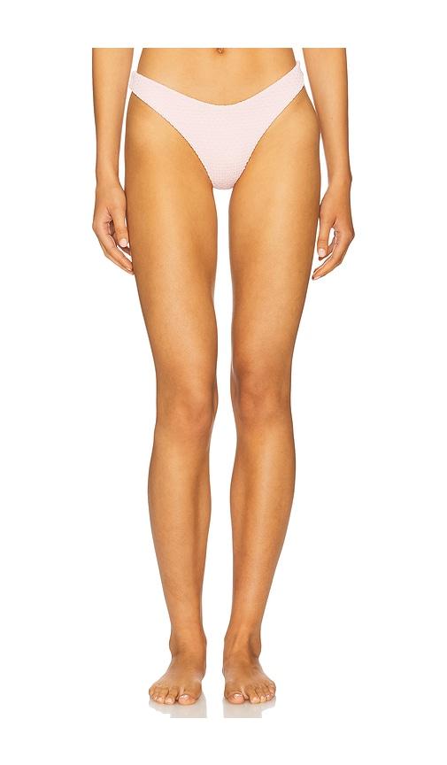 DEVON WINDSOR Gene Bikini Bottom in Blush by DEVON WINDSOR