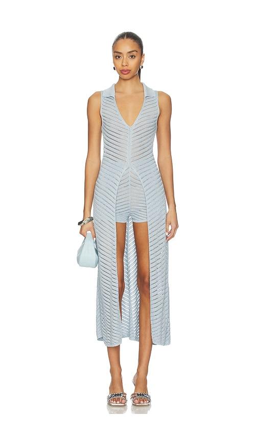 DEVON WINDSOR Gretta Top in Baby Blue by DEVON WINDSOR