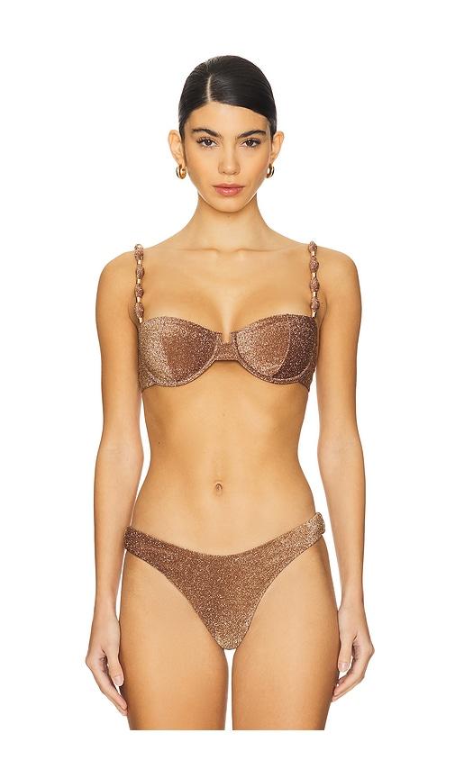 DEVON WINDSOR Lydia Top in Chocolate by DEVON WINDSOR