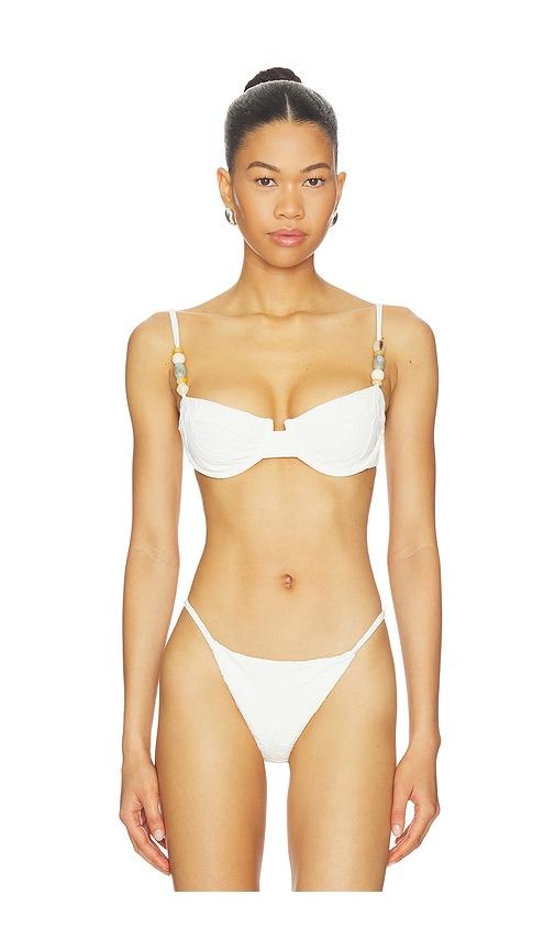 DEVON WINDSOR Poppy Top in Ivory by DEVON WINDSOR