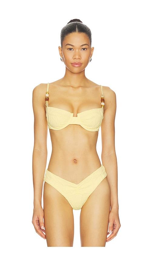 DEVON WINDSOR Poppy Top in Yellow by DEVON WINDSOR
