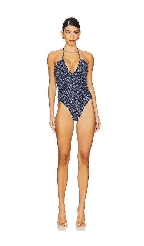 DEVON WINDSOR Sawyer Full-Piece in Blue by DEVON WINDSOR