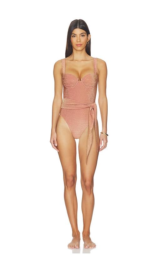 DEVON WINDSOR Stephanie Full-piece in Rose by DEVON WINDSOR