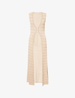 Garcelle Metallic Knit Robe by DEVON WINDSOR