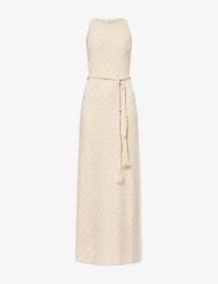 Nova Cut-Out Knitted Maxi Dress by DEVON WINDSOR