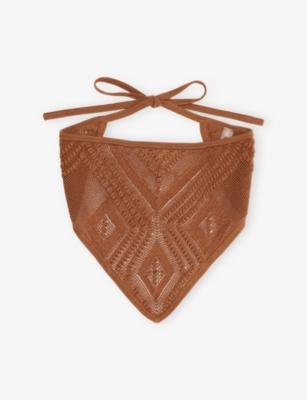 Triangular Crochet Bandana by DEVON WINDSOR