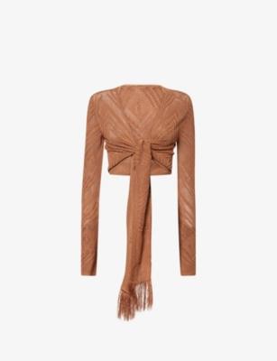 Vale Knit Tie Top by DEVON WINDSOR
