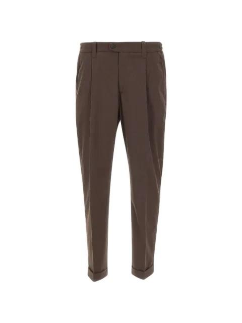 pleated-detail trousers by DEVORE