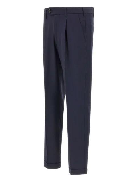 pleated front-button trousers by DEVORE