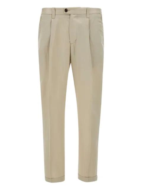 pleated-front trousers by DEVORE