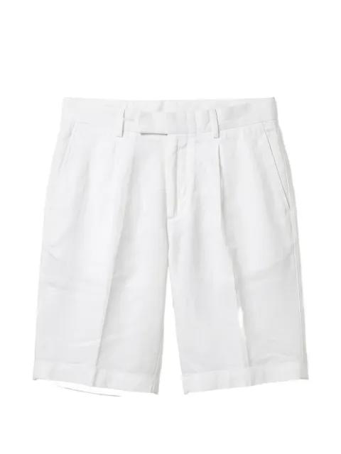 pleated pressed-crease shorts by DEVORE