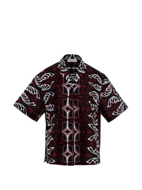 patterned short-sleeved shirt by DEVOTION