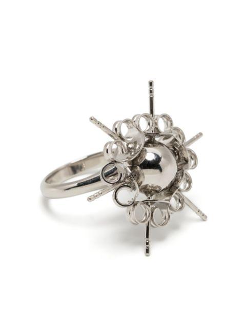 Ball Pompadour ring by D'HEYGERE