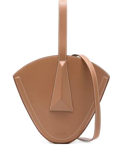 La Tête leather tote bag by DI GAIA