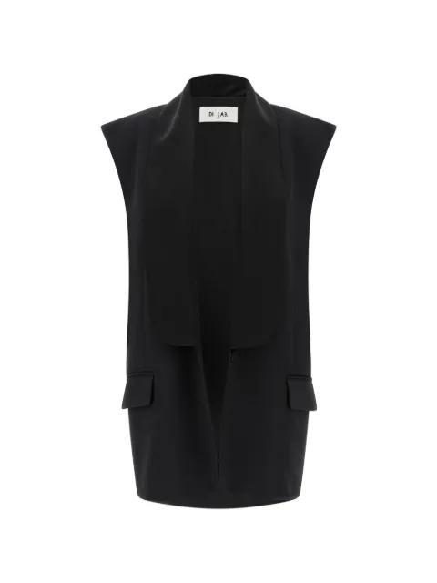 shawl-collar vest by DI.LA3 PARI'