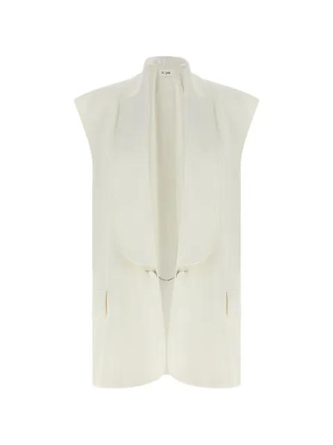 shawl-collar vest by DI.LA3 PARI'