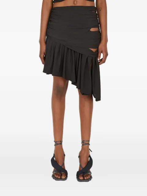 Oracle cut-out mini skirt by DI PETSA