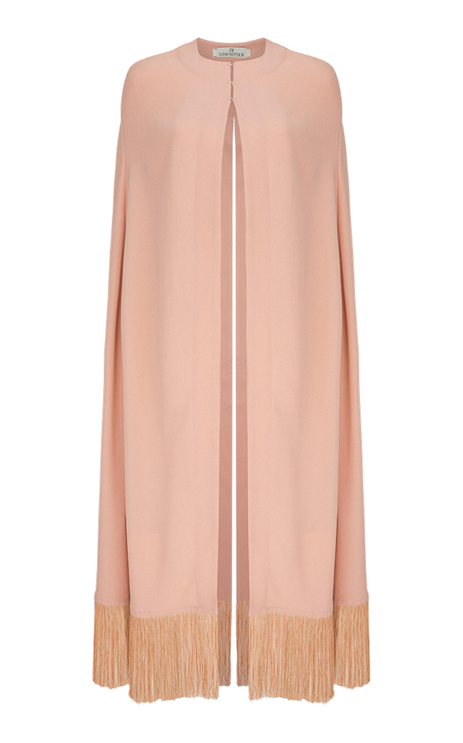 Di Stavnitser Deco Fringed Cape - Moda Operandi by DI STAVNITSER