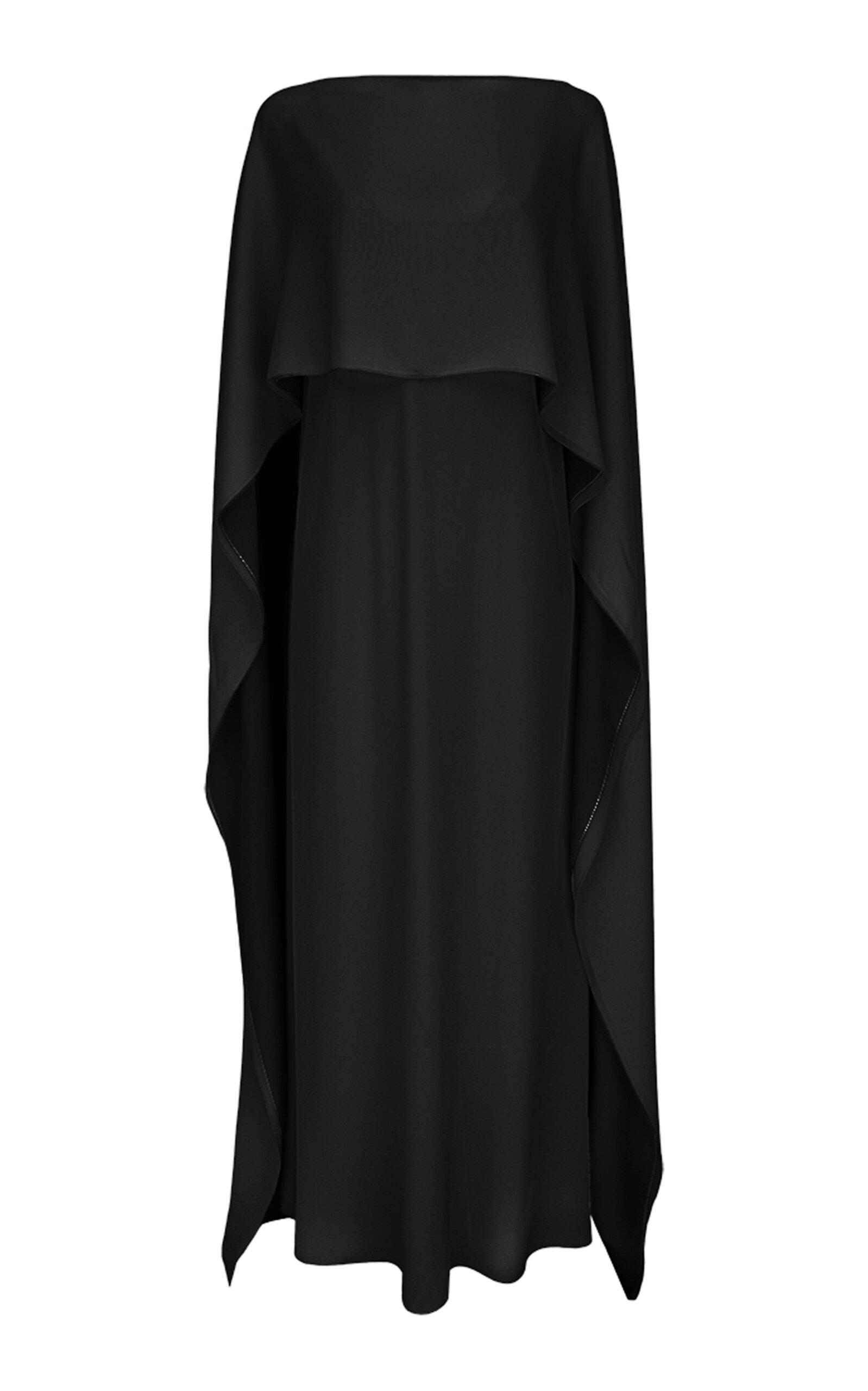 Di Stavnitser Lea Silk Gown with Cape - Moda Operandi by DI STAVNITSER