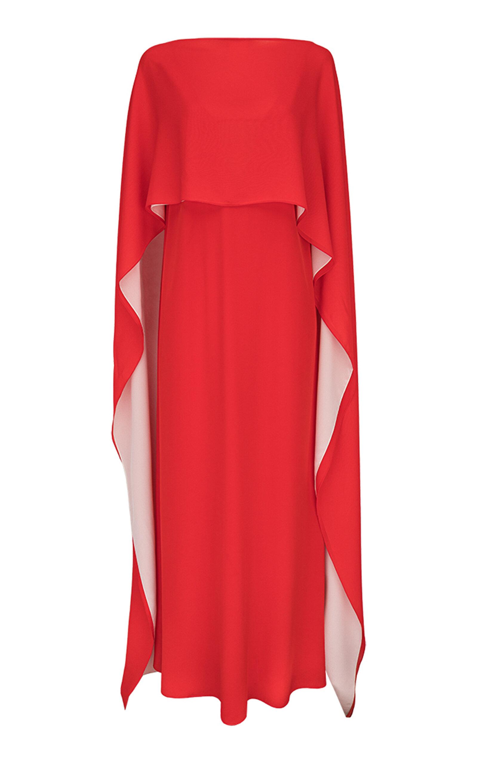 Di Stavnitser Lea Silk Gown with Cape - Moda Operandi by DI STAVNITSER