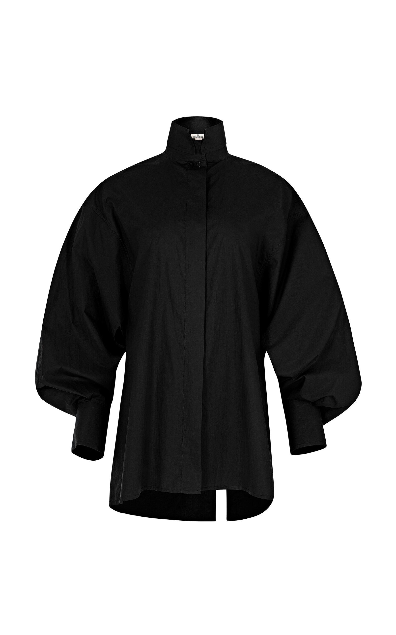 Di Stavnitser Milena High-Neck Cotton Top - Moda Operandi by DI STAVNITSER