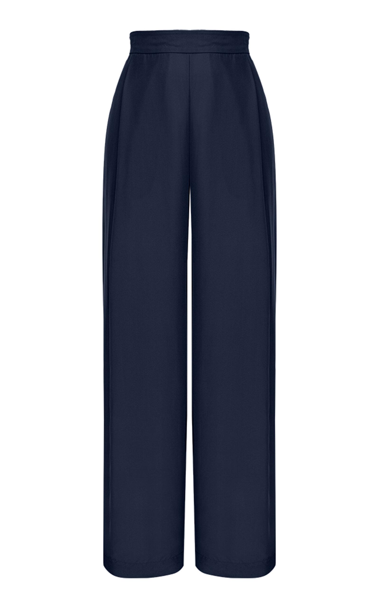 Di Stavnitser New Relax Silk Habotai Wide-Leg Pants - Moda Operandi by DI STAVNITSER
