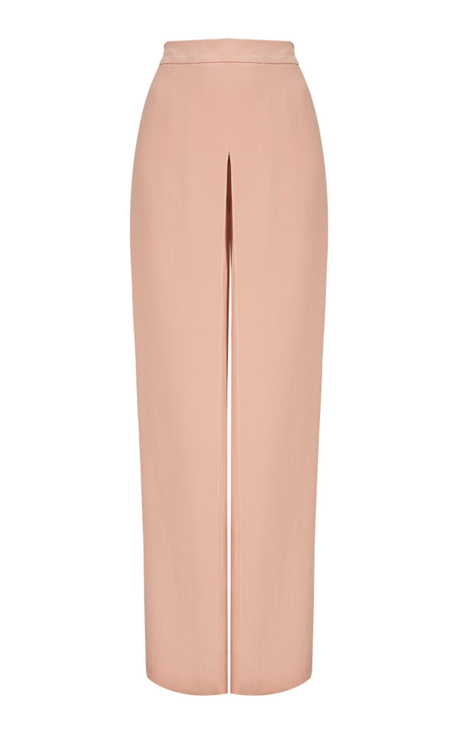 Di Stavnitser Origami Pleated Crepe Wide-Leg Pants - Moda Operandi by DI STAVNITSER