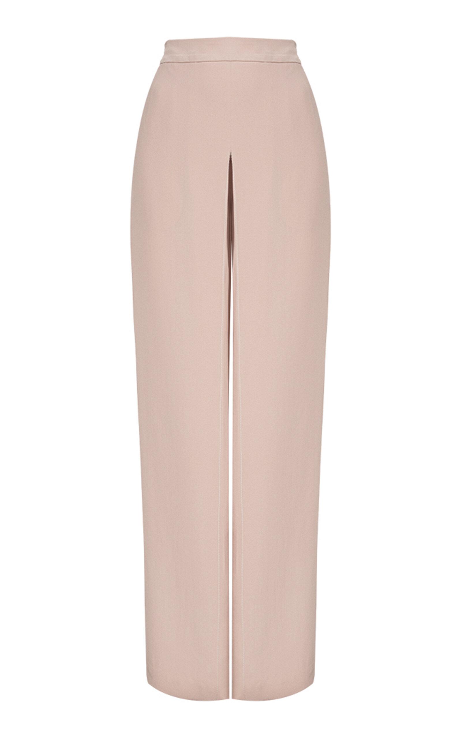 Di Stavnitser Origami Pleated Crepe Wide-Leg Pants - Moda Operandi by DI STAVNITSER