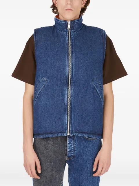 denim gilet by (DI)VISION