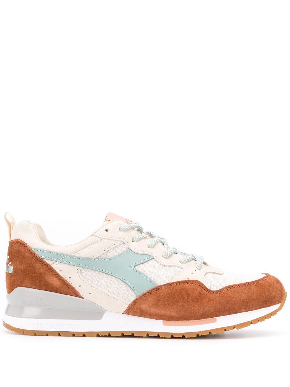 colour block sneakers by DIADORA